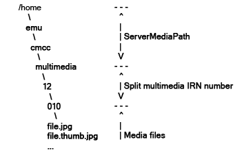 Muiltimedia directory structure