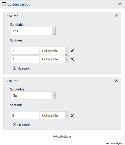 Custom Layout