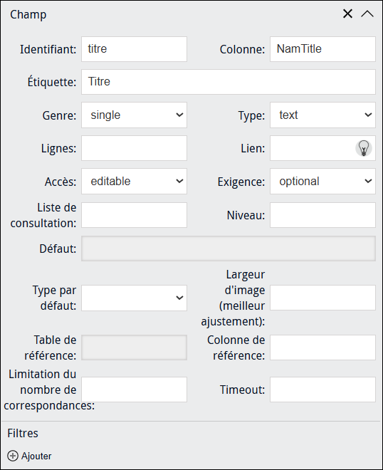 Cliquez pour agrandir Type de texte