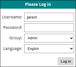 Login