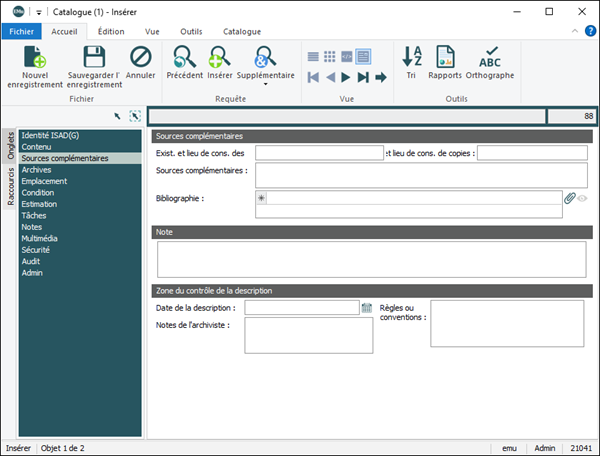 Sources Complémentaires