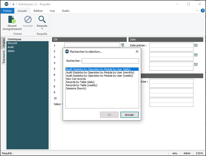 Cliquez pour agrandir Statistiques