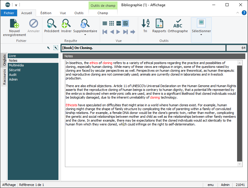 Recherche de Proximité