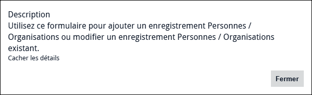 Cliquez pour agrandir Description du formulaire
