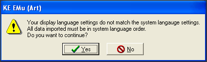 Error message