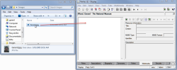 Drag and drop media files