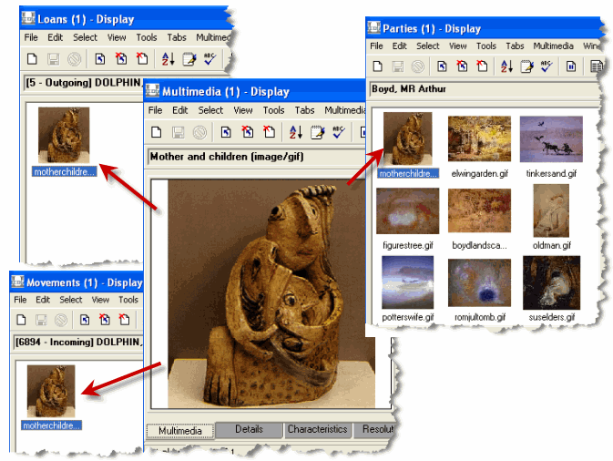 Multimedia relationships