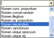 Name status attribute