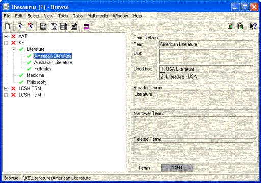 Thesaurus module