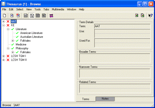 Thesaurus module