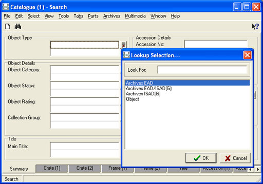 Lookup List