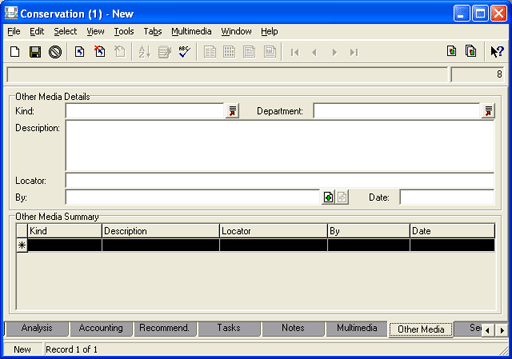 Other Multimedia tab