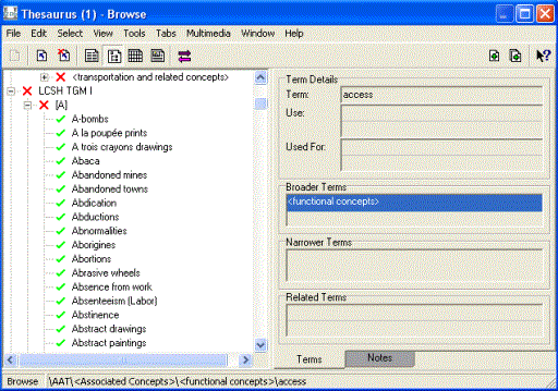 Thesaurus module