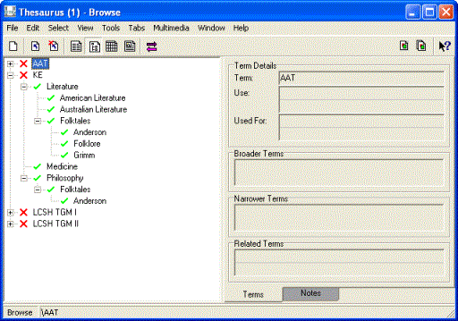 Thesaurus module