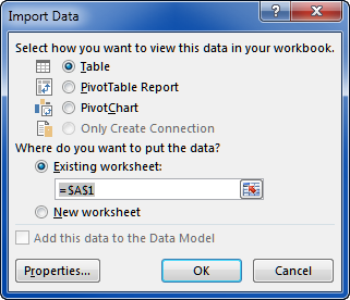 Import Data