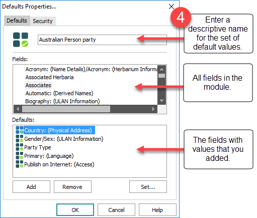 Default values and how to make use of them