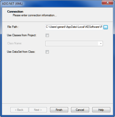 How to modify a Crystal Report to use ADO instead of ODBC