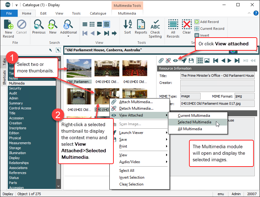 Click to enlarge View selected