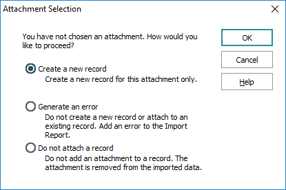 Attachment Selection