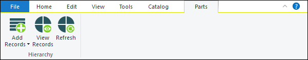 Parts tab