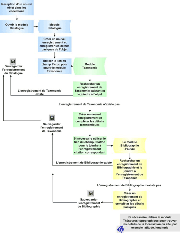 Enregistrer la taxonomie