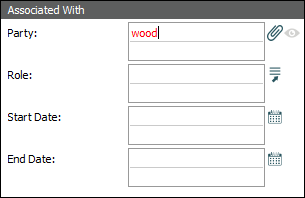 Search attachment field