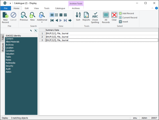 List view